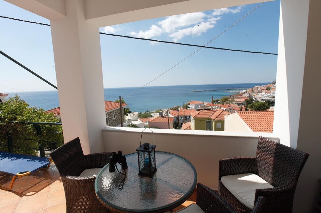 Panorama Apartments Plomari Habitación foto