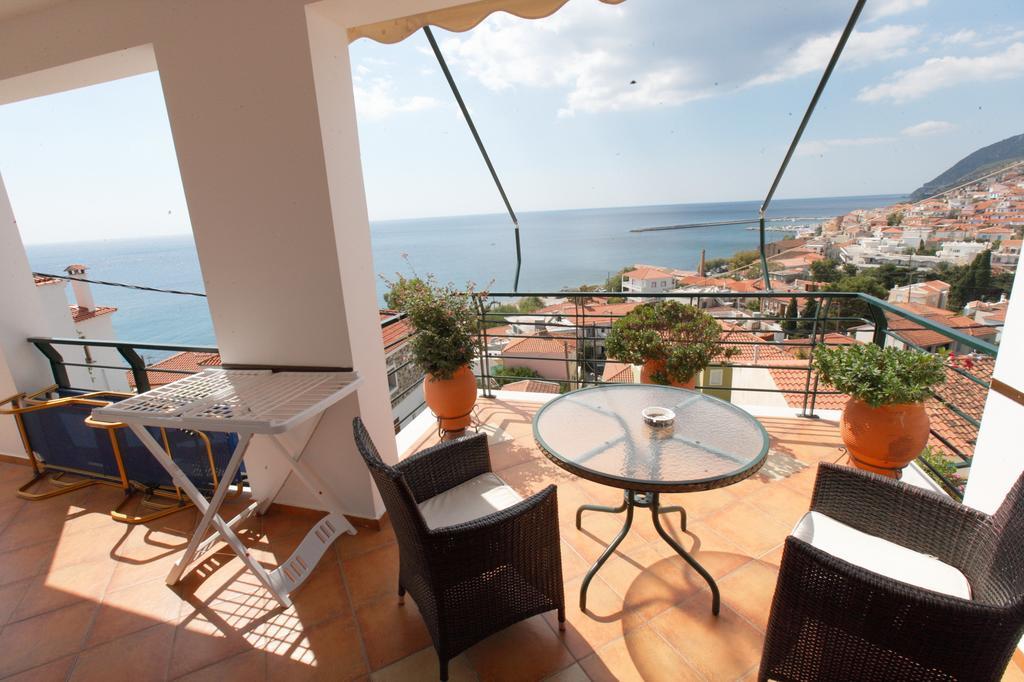 Panorama Apartments Plomari Habitación foto
